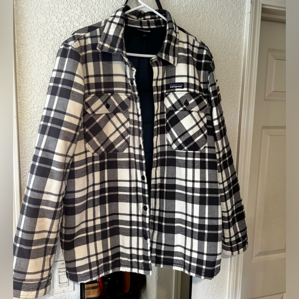 Patagonia “Fjord” insulated flannel shirt